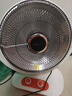 奥克斯（AUX）家用小太阳取暖器电暖器家用电暖气桌面烤火炉取暖气电电热器取暖炉加热器炭纤旋钮控制 【加大款】900W直径430MM 实拍图