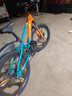 凤凰山地自行车男女变速山地车碟刹青少年儿童自行车学生单车 星际 橙蓝【单速+三刀轮】 22寸【适合130-170cm】 实拍图