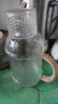 麻绳水壶复古国潮玻璃水壶玻璃凉水壶茶壶大容量 麻绳壶【带盖子】2400ML 实拍图