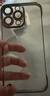 弘卓 适用苹果15Promax手机壳iphone15Promax手机壳电镀无边框透明散热高清防摔简约男女款 石墨黑 实拍图