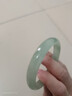 翠点尚翡翠玉手镯 白月光玉镯子正圈处理冰糯种女款玉手镯送女友送妈妈 内径52-53mm（附鉴定证书） 实拍图
