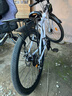SANGPU折叠自行车成人山地车公路学生男变速赛车越野单车通勤城市代步女 顶配辐条-白黑【普通胎】 26寸21速【适合身高165-180cm】 实拍图