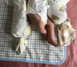 安可新婴儿升级一次性T型尿片 新生儿三角巾纸尿片裤拉拉裤 68片S码 实拍图