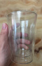 无印良品（MUJI）耐热玻璃 双层水杯 玻璃杯杯子 家用 260ml 实拍图