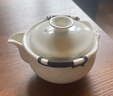 不拙白瓷手抓壶二才盖碗茶具一人饮不烫手防烫茶碗单个水墨青山泡茶壶 实拍图