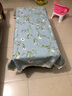 素莎桌布布艺棉麻小清新田园小碎花长方形餐桌布正方形八仙桌茶几台布 蓝色小碎花 90*150cm 实拍图