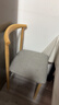 华恺之星 椅子靠背餐椅家用牛角椅北欧办公椅创意轻奢餐桌椅子 CY136灰 实拍图