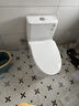 九牧（JOMOO）11396-2-1/31KB-1抗菌一级水效坐便器暴风虹吸式节水马桶305坑距 实拍图