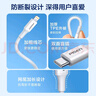 品胜【2条装】苹果数据线快充PD20W多条iphone充电线USB-C车载线适用苹果14ProMax/13/12 1.5米 实拍图