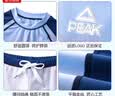 匹克儿童泳衣男童专业短袖分体训练泳衣泳裤温泉镜帽袋套装140 实拍图