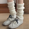 都市丽人20%羊毛袜套堆堆袜子女士显瘦小腿袜日系y2k搭雪地靴秋冬保暖腿套 实拍图