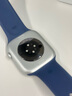 Apple/苹果 Watch Series 10 智能手表GPS款46毫米银色铝金属表壳丹宁色运动型表带S/M MX203CH/B 实拍图