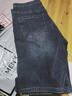 忆克萨夏天五分牛仔短裤男夏季薄款宽松直筒ins潮牌痞帅裤子男休 蓝灰色 33 实拍图
