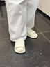 JCZS德国品牌防臭拖鞋女2025室内家居静音学生宿舍洗澡防滑eva凉拖男 白色【EVA一体成型静音不臭脚】 40-41 【标准码】 实拍图