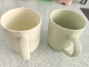 彩致（CAIZHI）马克杯家用陶瓷水杯学生泡茶杯办公室咖啡杯 奶油绿CZ6788 实拍图