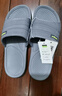 酷趣（Coqui）拖鞋男情侣家居轻便软弹舒适浴室凉拖鞋男款陨石灰42-43CQ7922 实拍图