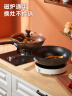 炊大皇 炒锅不粘锅 易洁轻量平底炒菜锅煎锅28cm 电磁炉通用 极皇JH28CG 实拍图