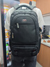 七匹狼双肩包男士背包2025新款大容量商务出差休闲旅行包户外登山包书包 大号60L黑色【可登机免托运 2-3天出行】 实拍图