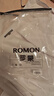 罗蒙（ROMON）短袖衬衫男士2025夏季凉感棉质上衣商务休闲正装白衬衣MQ21白色42 实拍图