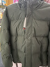 京东京造羽绒服男鸭绒加厚防寒工装面包服短款冬季外套衣服 橄榄绿 M 实拍图