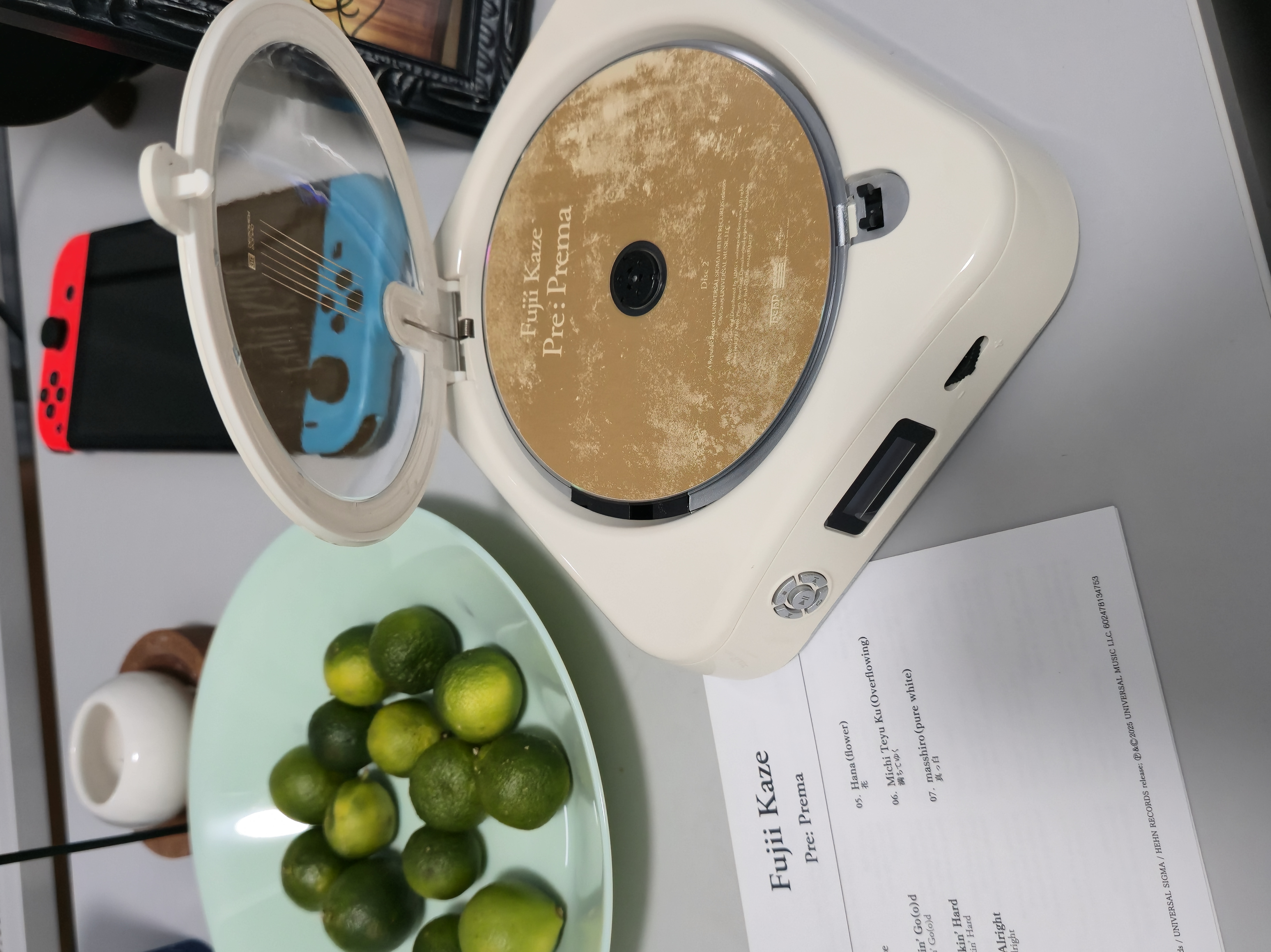 巫牌 单曲人生W CD机高保真大推力蓝牙复古专辑纯CD播放机礼物便携式 米银款 创意礼物 实拍图