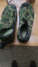 工地解放鞋防穿刺男胶鞋耐磨透气帆布鞋迷彩劳保鞋防砸工作鞋  普通低帮小花 40 实拍图