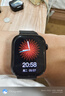 华强北iwatchS10mini顶配蓝牙电话防水运动智能手表s9适用苹果机 S10mini 亮黑色 42mm 蓝牙版 实拍图