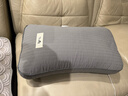 红豆家纺（HOdoHome）荞麦枕头男硬单个大人全荞麦壳枕芯带全棉枕套纯荞麦皮颈椎枕家用 韩式砂洗灰色48*26cm/约3.5斤HL 【可拆枕套+荞麦枕芯】1只装 实拍图