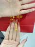 中国黄金一鹿有你黄金项链女2026新款足金吊坠生日礼物女友老婆结婚纪念日 一鹿有你足金吊坠【赠镀金银链】京速达 实拍图