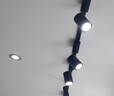 灿美家（CANMEIJIA）led射灯轨道灯明装超亮商用服装店展厅背景墙导轨灯吸顶天花灯 20W-黑色（暖黄光） 实拍图