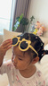 柠檬宝宝儿童墨镜婴儿太阳镜偏光防晒防紫外线男女童宝宝眼镜 芭乐柠檬黄 实拍图