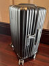 新秀丽（Samsonite）行李箱20英寸拉杆箱时尚竖条纹旅行箱包黑色GU9密码登机箱 实拍图