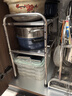 格拉菲亚厨房伸缩置物架水槽下不锈钢架分层橱柜碗碟储物台面锅架收纳架子 双层45总高（层高可调6档位） 长度拉伸74-82cm（26深度） 实拍图