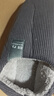 回力纯色全包棉鞋情侣室内外防滑保暖棉拖鞋HLX0233灰色40-41码 实拍图