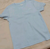 GAP女装2025春季新款刺绣logo罗纹弹力短袖T恤简约常规上衣761951 浅蓝色 S (160/80A) 亚洲尺码 实拍图
