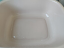 加厚长方形塑料洗脸盆家用大号洗衣洗菜盆婴儿洗澡盆学生宿舍脸盆 【大号】北欧粉 实拍图