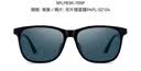 POLICE时尚开车偏光墨镜 SPLP83K-700P亮黑/灰镀蓝膜 实拍图