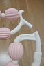 瘦腿神器腿部按摩器环九轮九球形夹腿滚轮滚轴滚腿肌肉放松拉伸 白粉色【灯笼款九轮夹腿按摩器】 实拍图