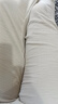 棉麻阔腿裤女百搭夏高腰垂感亚麻九分裤大码太极裤抽绳直筒休闲裤 杏色 M 【建议80-100斤】 实拍图