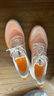 鸿星尔克水上漂6跑步鞋男鞋新款网面透气运动鞋减震超轻软底跑鞋子男 微晶白/蜜蜡橙 夏日冰橘 42 实拍图