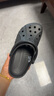 卡骆驰crocs洞洞鞋贝雅男鞋女鞋轻便耐磨一脚蹬拖鞋休闲鞋|10126 黑色-001 37 /38(230mm) 实拍图