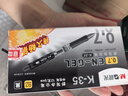 晨光(M&G)文具K35 按动中性笔学生0.7黑笔签字笔商务子弹头考试专用水笔高颜值办公用品 黑色 12支/盒 实拍图