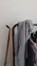 霓峰简易衣帽架落地多功能家用客厅室内晾挂衣服架入户落地卧室衣架子 【升级款加粗】黑色150cm宽-双边挂钩 实拍图