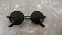 雷德蒙偏光太阳镜男女圆形眼镜太子镜复古墨镜反光太阳眼镜个性太阳眼镜 黑色框 墨绿偏光片 实拍图