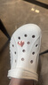卡骆驰（CROCS）洞洞鞋贝雅男鞋女鞋轻便耐磨一脚蹬拖鞋休闲鞋|10126 白-100 41 /42(260mm) 实拍图