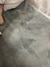 洁丽雅新品A类高克重牛奶绒双面绒毛毯KJ毯-绅士灰2*2.3 实拍图