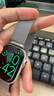 ESCASE适用苹果手表表带 iwatchS11/Ultra3米兰尼斯磁吸搭扣表带Apple Watch10/9/8 42/44/45/49mm银色 实拍图