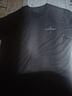 回力（Warrior）纯棉t恤男夏季新款重磅运动上衣男士潮流短袖宽松体恤 黑色 XL 实拍图