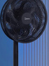 美的（Midea）【超级单品】七叶轻音立式电风扇家用柔风落地扇台式桌面小型风扇大风量节能摇头宿舍电扇 SAF30AB 实拍图