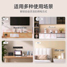 美的（Midea）移动轨道插座家用厨房餐边柜滑动电力轨道排插免打孔轨道插座明装【灰】60cm轨道赠4个五孔 实拍图